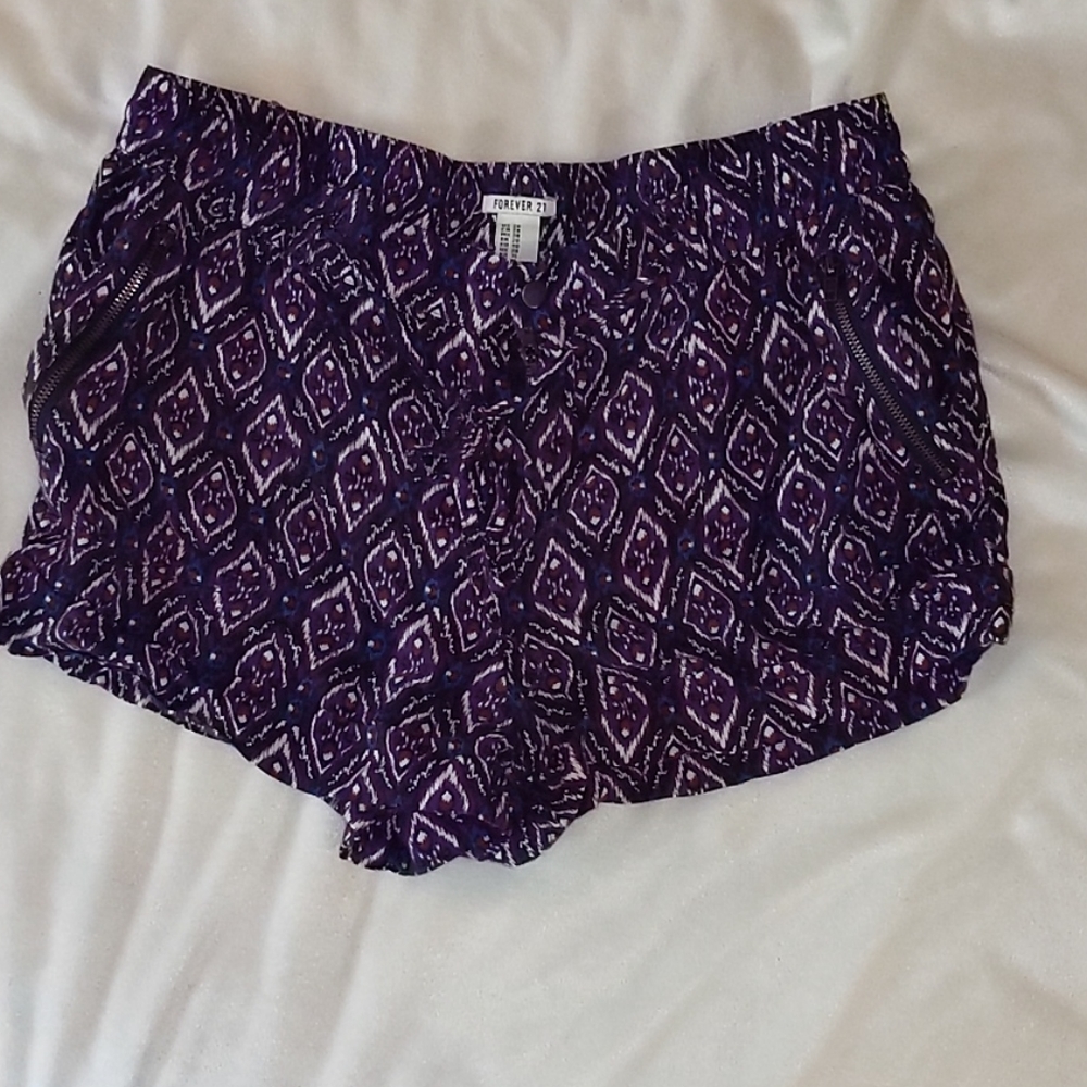 Purple shorts